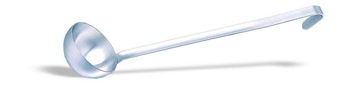 Cucharón monobloque diámetro 120 mm y mango L 420 mm