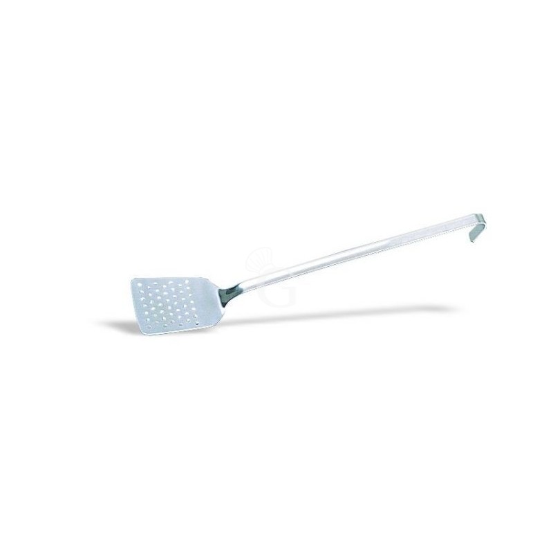 Cuchara perforforada con mango L 390 mm y pala L 120 mm