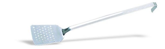 Cuchara perforforada con mango L 390 mm y pala L 120 mm