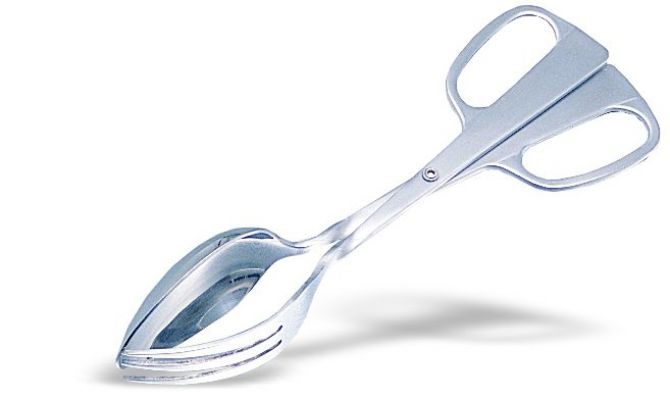 Pinza para ensalada de acero inoxidable L 265 mm