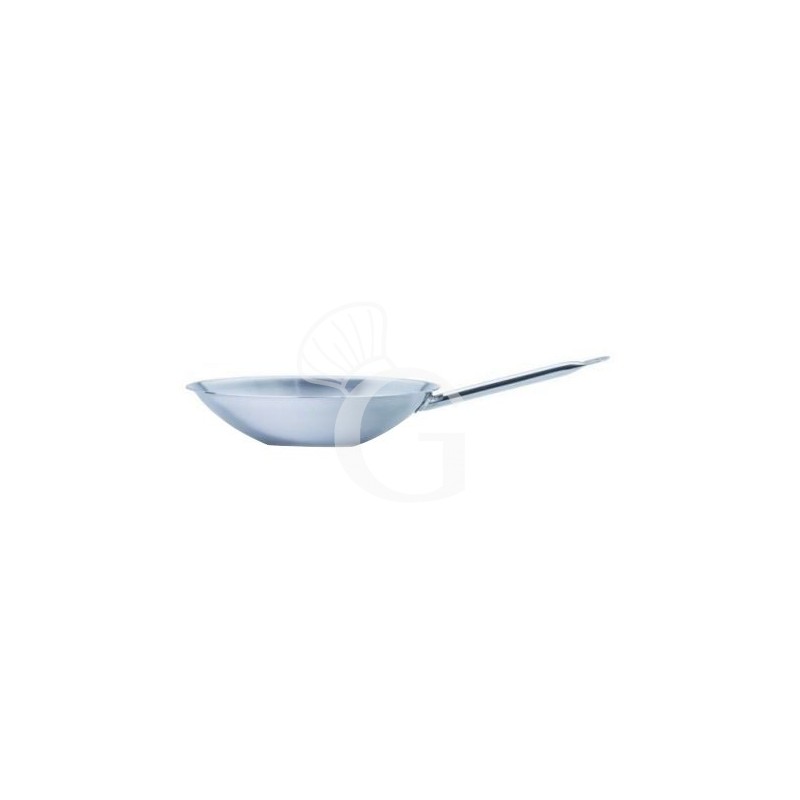 Sartén wok con fondo plano diámetro 360 mm x A 90 mm 5,5 LT