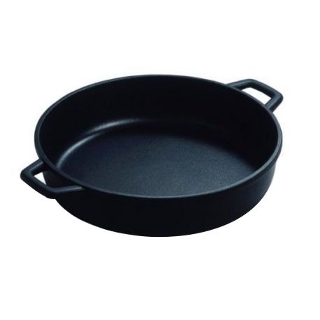 Cacerola baja de aluminio antiadherente, diámetro 360 mm, altura 85 mm