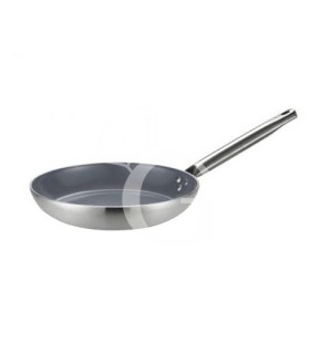 Sartén de aluminio con revestimiento cerámico antiadherente y fondo de inducción diámetro 320 mm x A 60 mm