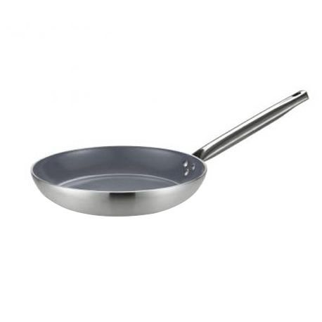Sartén de aluminio con revestimiento cerámico antiadherente y fondo de inducción diámetro 320 mm x A 60 mm