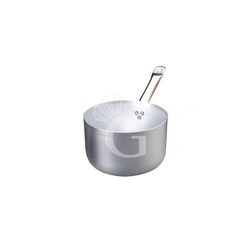 Sartén alta de aluminio con fondo de inducción 1 asa diámetro 200 mm x A 115 mm 3,3 LT