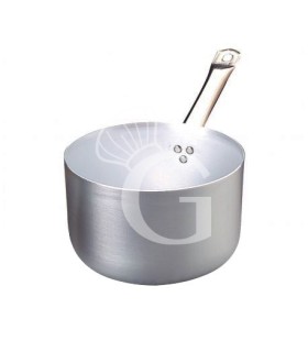 Sartén alta de aluminio con fondo de inducción 1 asa diámetro 240 mm x A 140 mm 5,6 LT