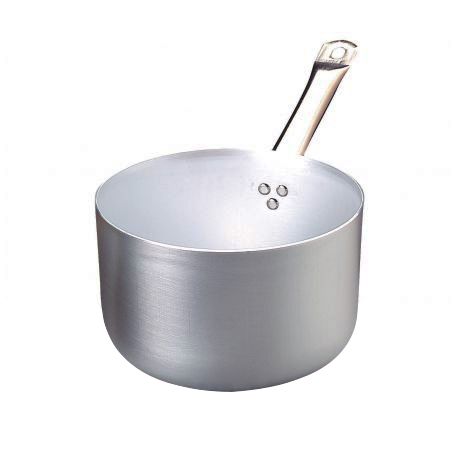 Sartén alta de aluminio con fondo de inducción 1 asa diámetro 280 mm x A 160 mm 9 LT
