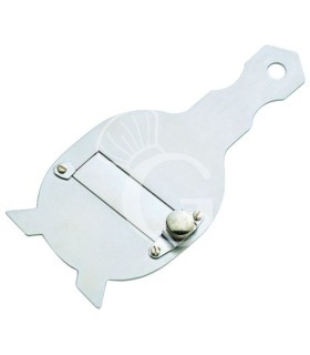 Rebanador de acero inoxidable  L 170 mm hoja 55 mm