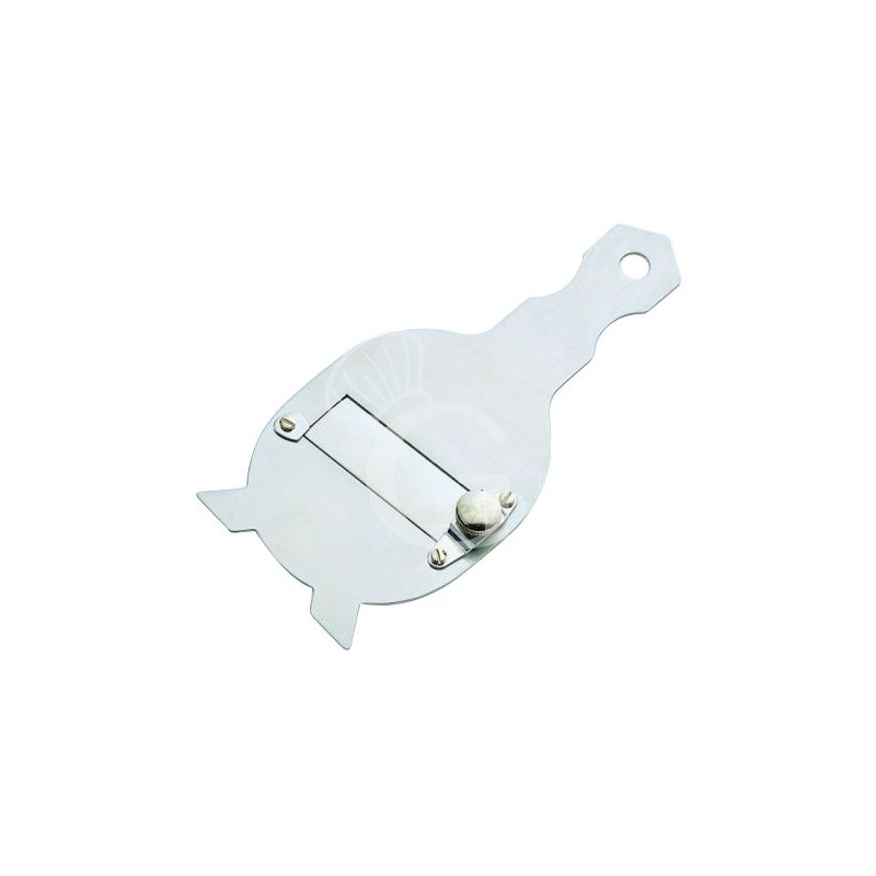 Rebanador de acero inoxidable  L 170 mm hoja 55 mm