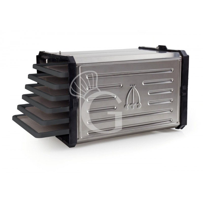 Deshidratador de alimentos 500 W L 270 mm x P 500 mm x A 260 mm display digital