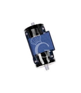 Cinta extensible azul 2 m, cabezal negro