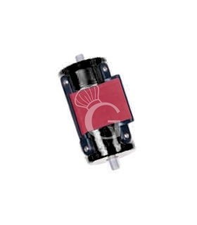 Cinta extensible roja 2 m, cabezal negro