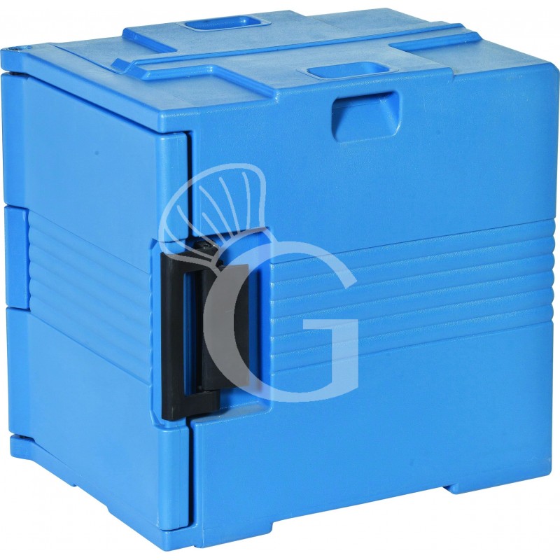 Contenedor isotérmico para cubetas gastronorm con abertura frontal L 465 mm x P 610 mm x A 650 mm