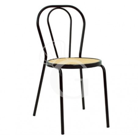 Silla Ginevra con estructura de acero pintado y asiento de polipropileno Silla Ginevra con estructura de acero pintado y asiento de polipropileno