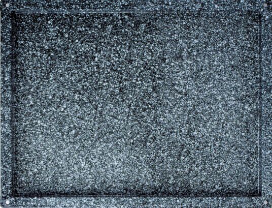 Bandeja rectangular de acero inoxidable esmaltado L 600 mm X P 400 mm X A 20 mm