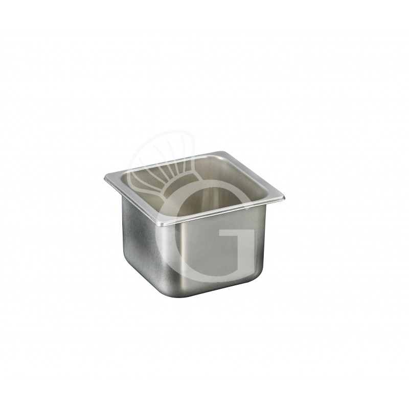 Cubeta para helado de acero inoxidable 2,5 litros L 180 mm x P 165 mm x A 120 mm