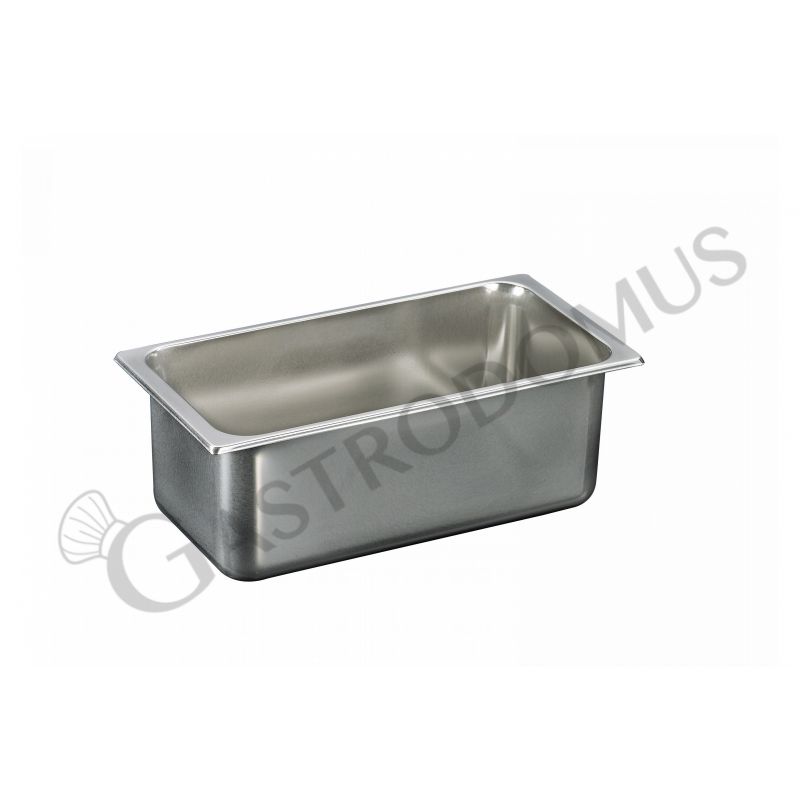 Cubeta para helado de acero inoxidable 7,7 litros L 330 mm x P 165 mm x A 180 mm