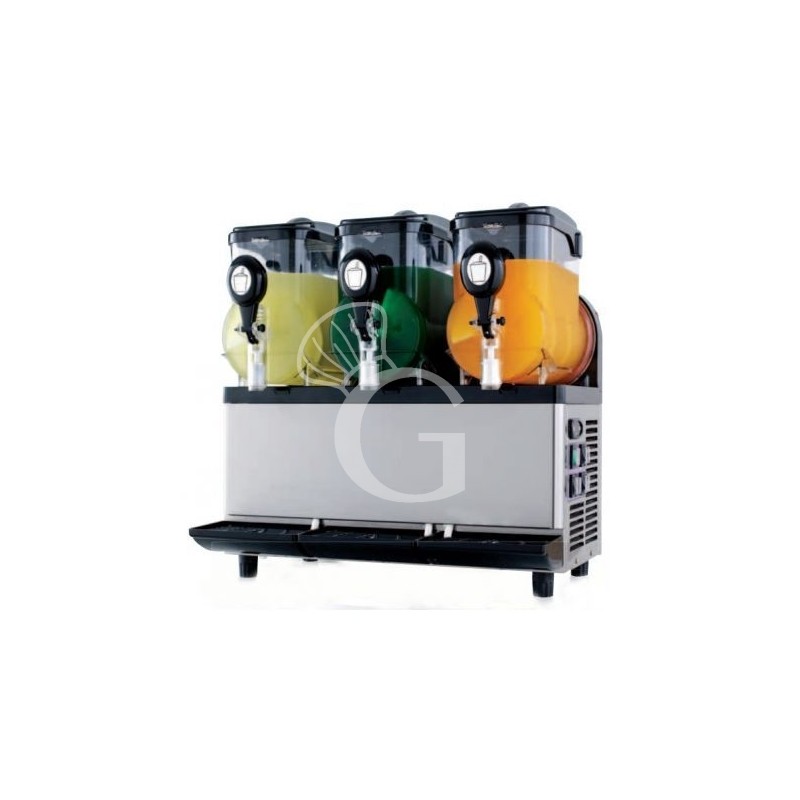 Maquina granizadora 3 depósitos 5 LT + 5 LT + 5 LT 700 W