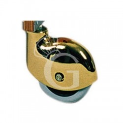 4 Ruedas con carcasa de latón