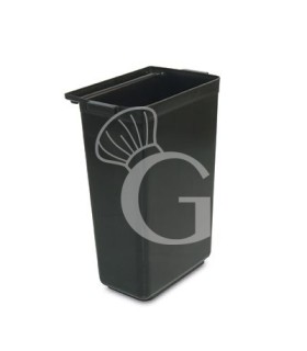 Cubo de basura de PVC, L 330 mm x P 160 mm x A 510 mm