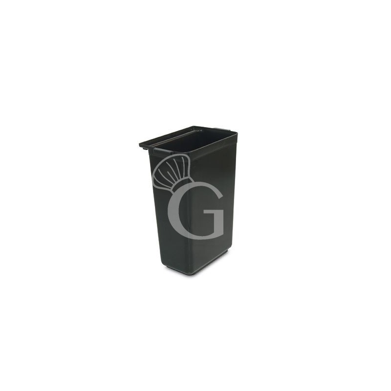 Cubo de basura de PVC, L 330 mm x P 160 mm x A 510 mm