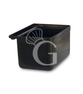 Cubo de basura de PVC, L 350 mm x P 190 mm x H 180 mm