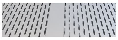 Falso fondo ranurado