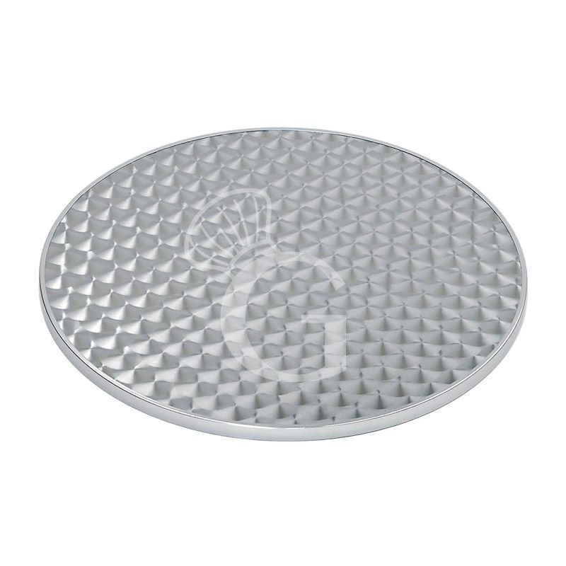 Tablero redondo de acero para exterior - diámetro 800 mm