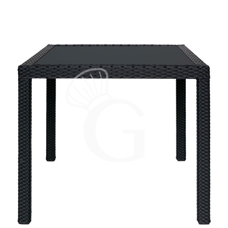 Mesa de exterior de aluminio recubierta de polietileno L 800 mm