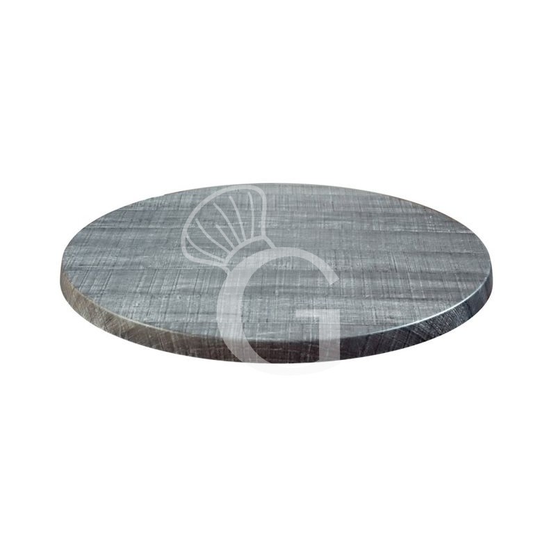 Tablero con textura gris redondo para exterior - diámetro 800 mm Tablero con textura gris redondo para exterior - diámetro 800 mm