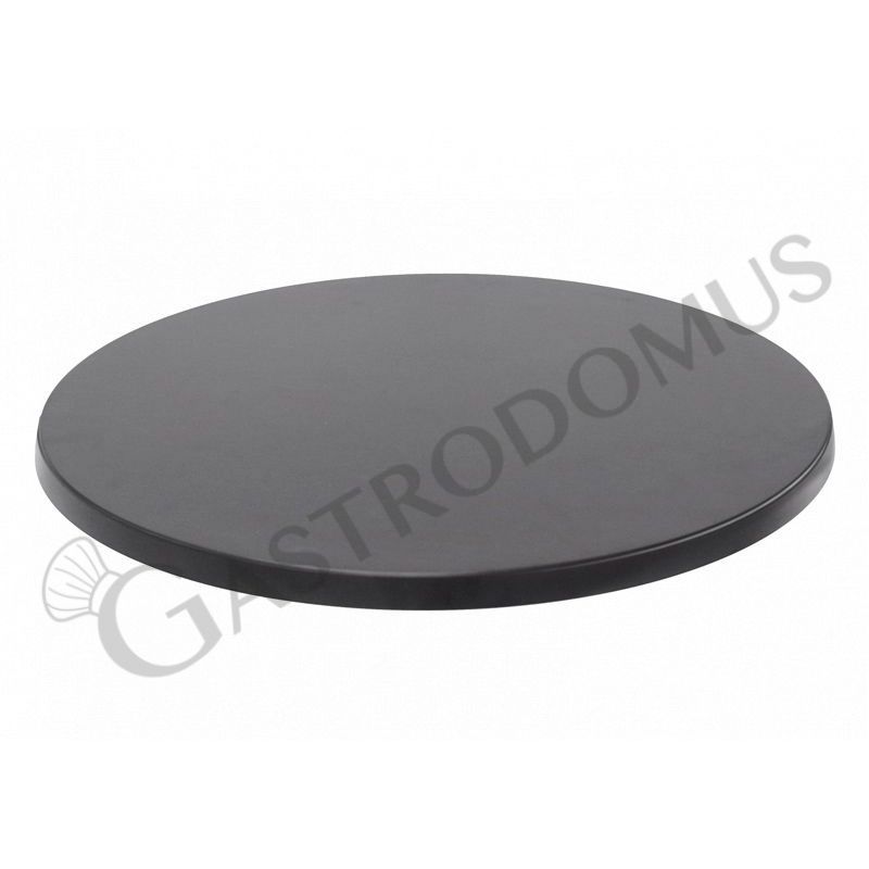 Tablero redondo negro para exterior - diámetro 600 mm