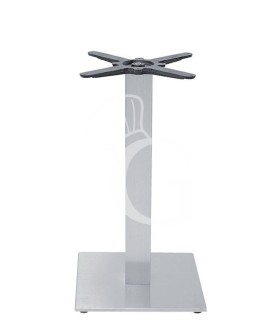 Base de acero cromado altura 720 mm