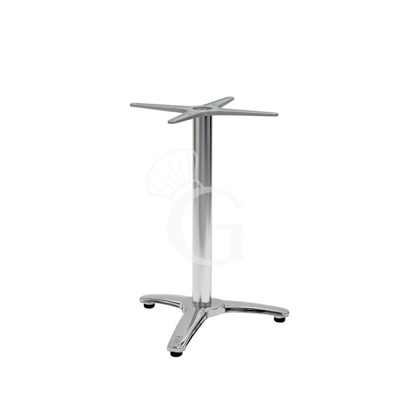 Base de aluminio, acero y hierro fundido - altura 710 mm