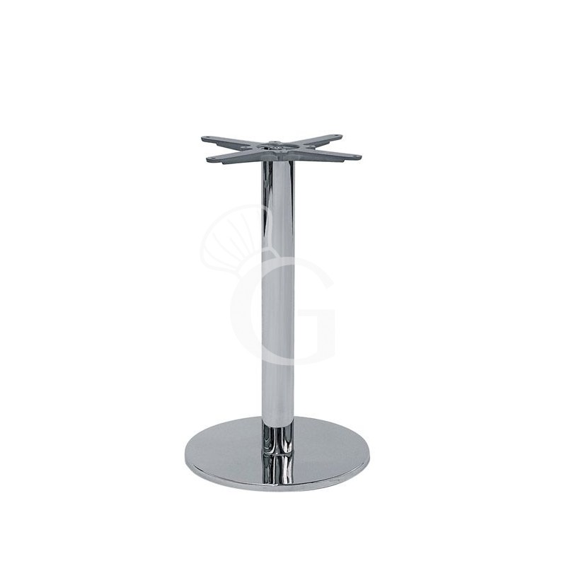 Base de acero cromado altura 730 mm