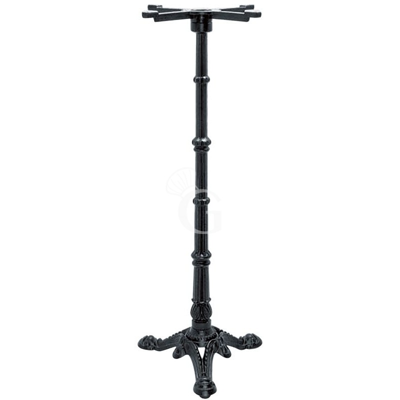 Base decorada de hierro fundido pintado altura 1080 mm