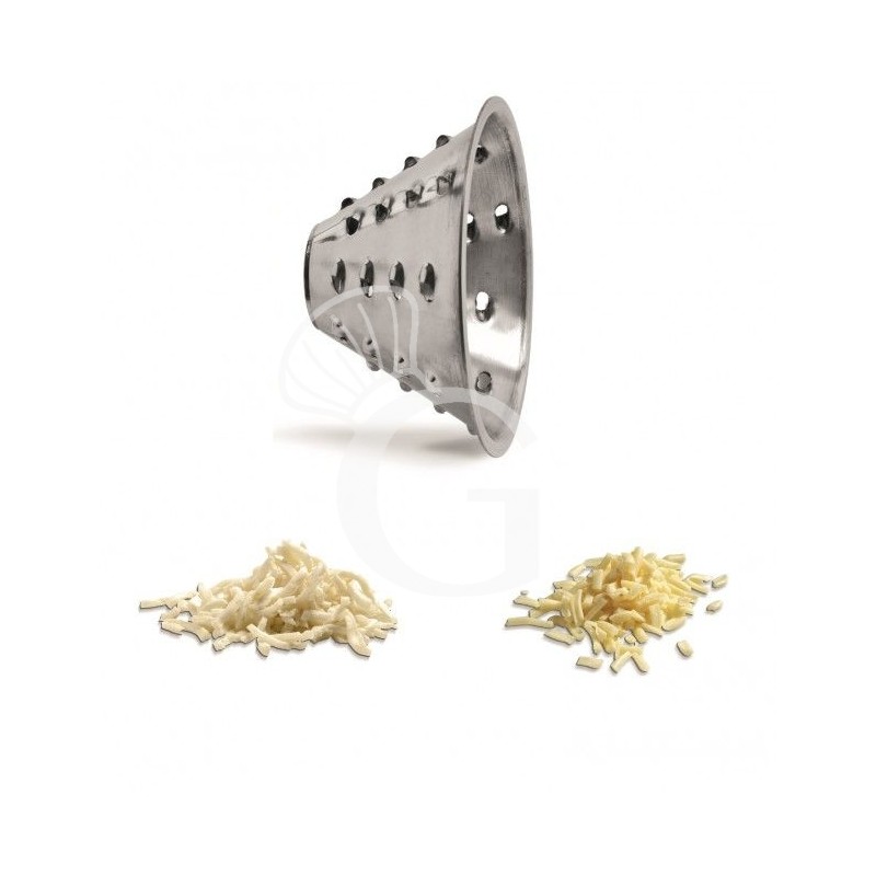 Cono de acero inoxidable para cortador de mozzarella con orificio de 7 mm