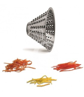 Cono de acero inoxidable para cortador de mozzarella con orificio de 4 mm