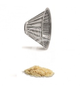 Cono de acero inoxidable para cortador de mozzarella con orificio de 2,5 mm
