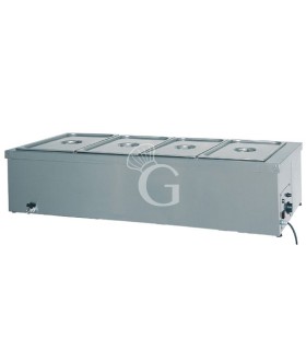 Mesa caliente de sobremesa 4 cubetas GN 1/1 L 1440 mm x P 600 mm x A 320 mm 2000 W