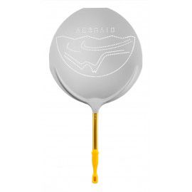 Pala para hornear pizza redonda Vesuvio de aluminio -Diámetro 500 mm - A 900 mm