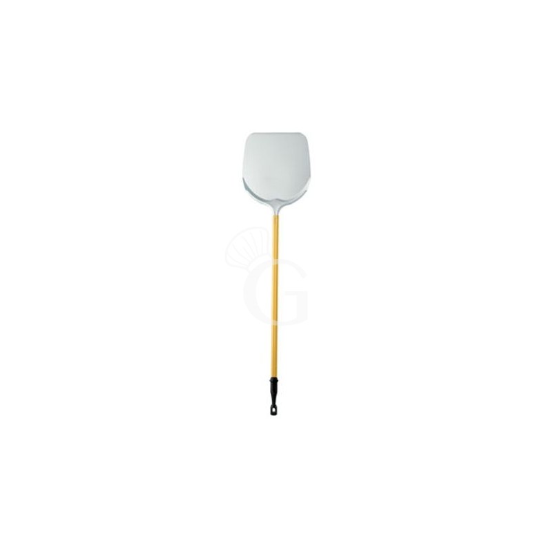 Pala para hornear pizza de aluminio Mastropizza- Diámetro 330 mm - A 1350 mm