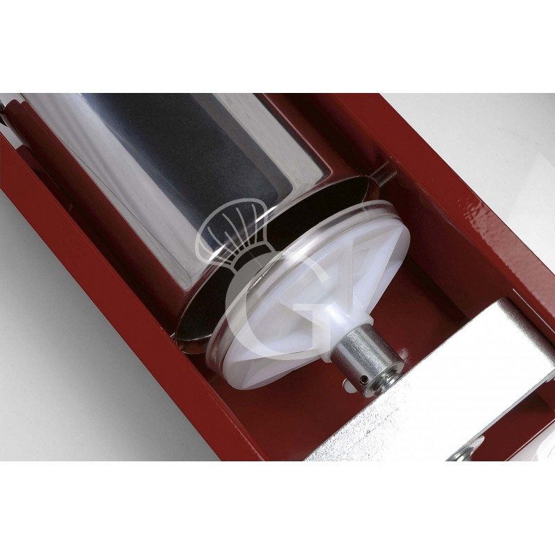 Embutidora manual de mesa 5 LT diámetro del embudo 136 mm L 230 mm x P 590 mm x A 240 mm