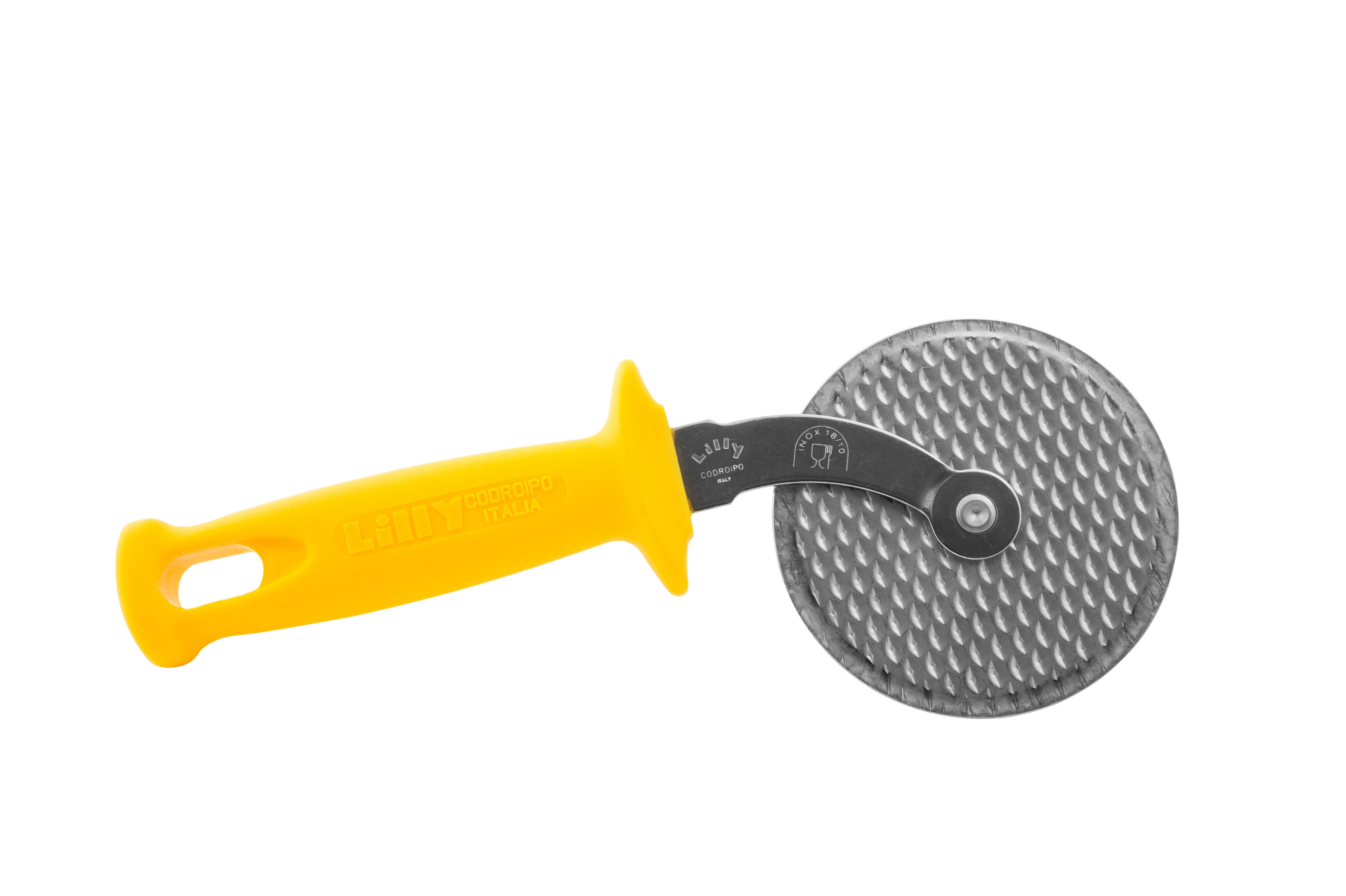 Rueda para cortar pizza de acero inoxidable antiadherente - Diámetro 90 mm
