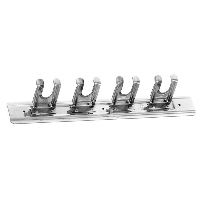 Soporte de pared de acero inoxidable con 4 posiciones L 380 MM X P 60 MM X A 50 MM