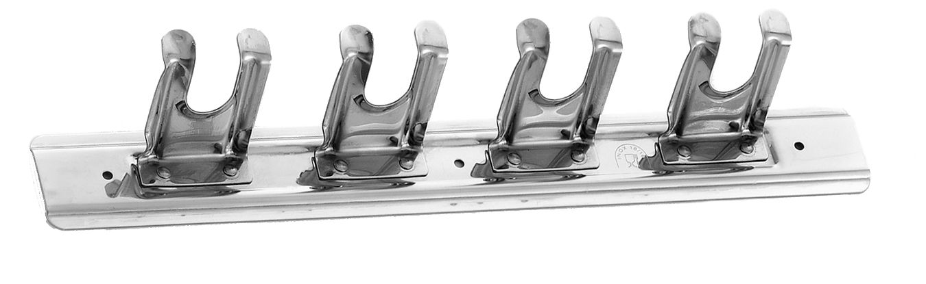 Soporte de pared de acero inoxidable con 4 posiciones L 380 MM X P 60 MM X A 50 MM