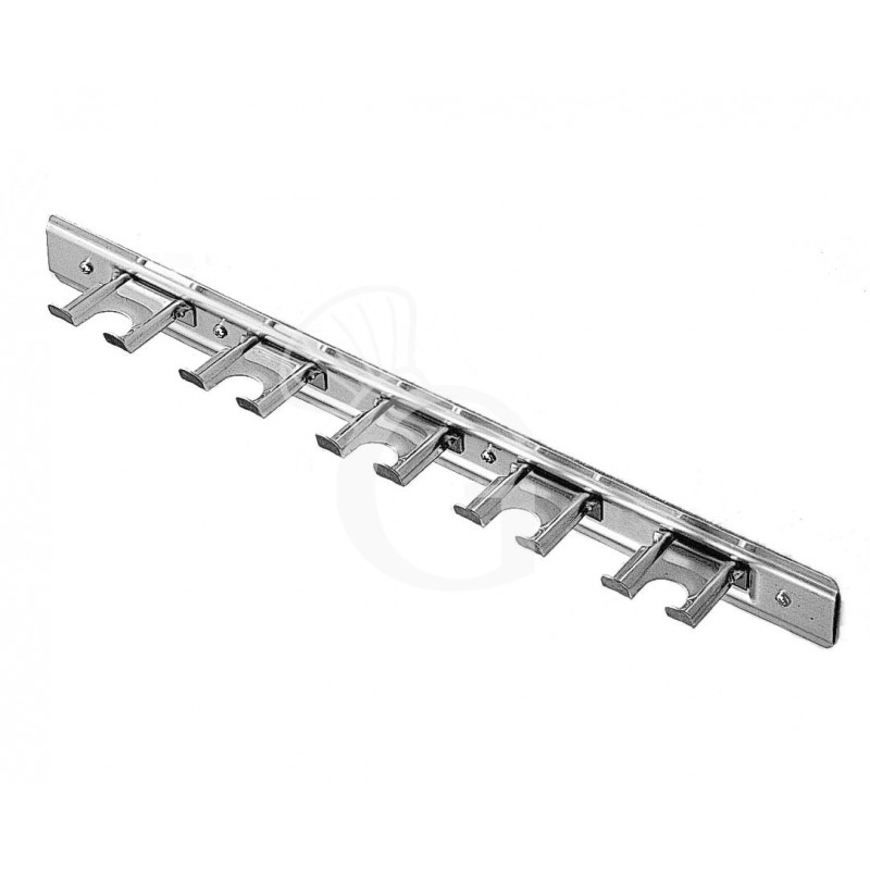 Soporte de pared de acero inoxidable con 5 posiciones L 460 MM X P 60 MM X A 50 MM