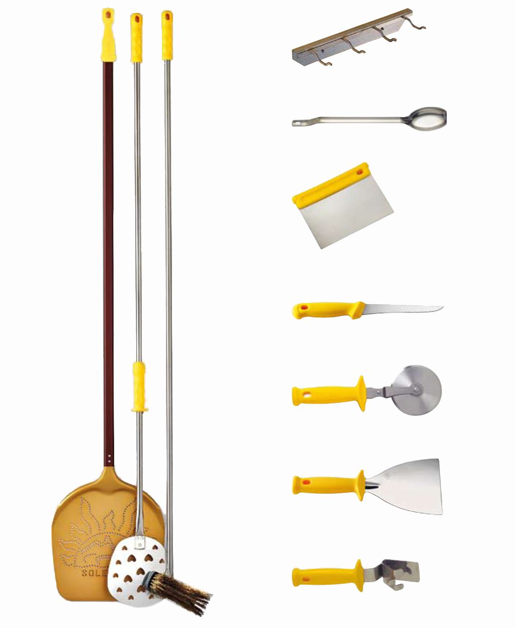 Set de palas universal Europa con 10 utensilios