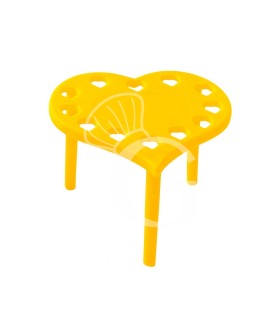 Separador en forma de corazón para cajas de pizza - diámetro 50 mm - paquete 500 unidades
