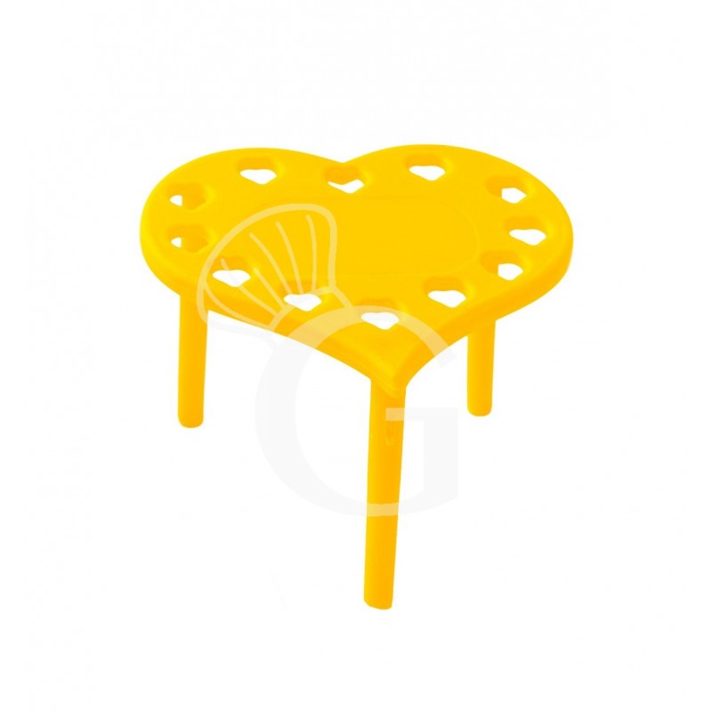 Separador en forma de corazón para cajas de pizza - diámetro 50 mm - paquete 500 unidades