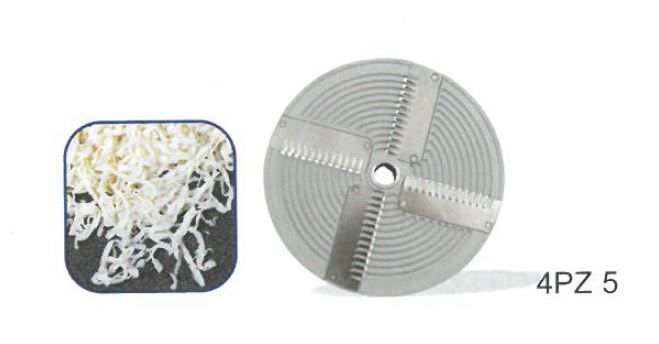 Disco corta mozzarella de 5 mm, para deshilachar